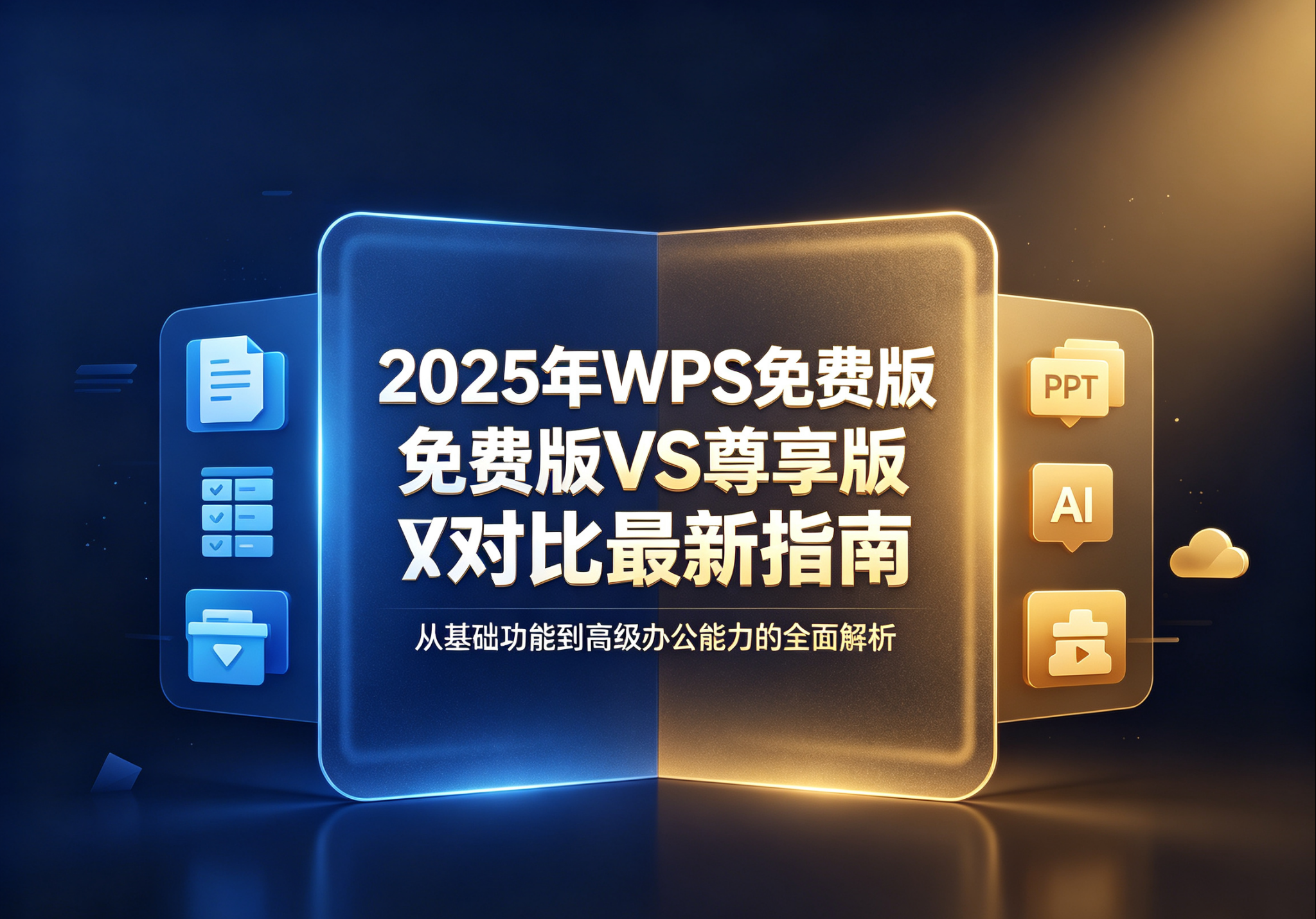2025 年 WPS 免费版 VS 尊享版对比最新指南